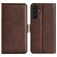 Mobigear Slim Magnet Housse Samsung Galaxy M15 Etui Porte-Monnaie - Marron