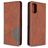 Mobigear Rhombus Slim Samsung Galaxy A41 Étui - Marron