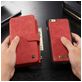 Caseme 007 Housse iPhone 6s Etui avec Coque Détachable Porte-Monnaie - Rouge