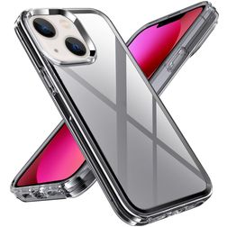 Mobigear Crystal Coque iPhone 14 Plus Coque arrière Rigide - Transparent / Gris