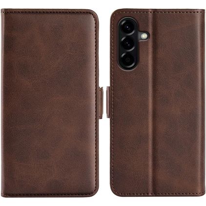 Mobigear Slim Magnet Housse Samsung Galaxy A57 Etui Porte-Monnaie - Marron