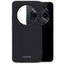 Mobilize Rubber Gelly Coque Xiaomi Redmi 14C Coque arrière en TPU Souple - Noir