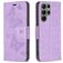 Mobigear Butterfly Housse Samsung Galaxy S23 Ultra Etui Porte-Monnaie - Violet