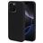 Mobiparts Coque iPhone 16 Pro Max Coque arrière en Silicone - Noir