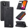 Caseme 013 Housse iPhone 12 Mini Etui Porte-Monnaie - Noir