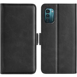 Mobigear Slim Magnet Housse Nokia G21 Etui Porte-Monnaie - Noir