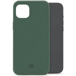 Mobilize Rubber Gelly Coque iPhone 15 Plus Coque arrière en TPU Souple - Matt Green