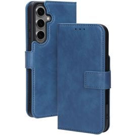 Mobiparts Classic Wallet Housse Samsung Galaxy S24 FE Etui Porte-Monnaie - Bleu