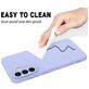 Mobigear Rubber Touch Coque Samsung Galaxy A56 Coque arrière en Silicone - Violet