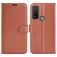 Mobigear Classic Housse TCL 20 R 5G Etui Porte-Monnaie - Marron