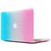 Mobigear Rainbow Matte MacBook Pro 13 Pouces (2012-2015) Coque - Bleu / Rose - Model A1425 / A1502