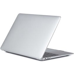 Mobigear Metallic MacBook Air 13 pouces (2018-2020) Coque rigide pour MacBook - Argent - Modèle A1932 / A2179 / A2337