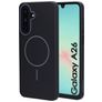Mobiparts Slim Line Coque Samsung Galaxy A26 MagSafe Coque arrière Rigide - Onyx Black
