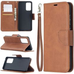 Mobigear Excellent Housse Samsung Galaxy A52 Etui Porte-Monnaie - Cognac