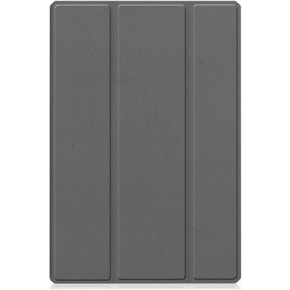Mobigear Tri-Fold Gel Coque Samsung Galaxy Tab A8 10.5 (2021) Etui en TPU,Similicuir - Gris