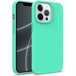 Mobigear Bio Coque iPhone 14 Pro Coque arrière en Eco-Friendly - Vert