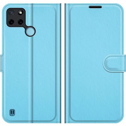 Mobigear Classic Housse Realme C25Y Etui Porte-Monnaie - Bleu