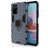 Mobigear Armor Ring Coque Xiaomi Redmi Note 10 4G Coque arrière Rigide Anti-Chocs avec Anneau-Support - Bleu