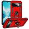 Mobigear Armor Ring Coque Google Pixel 10 Pro XL Coque arrière Rigide Anti-Chocs avec Anneau-Support - Rouge