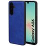 Mobiparts Classic Coque Samsung Galaxy A26 MagSafe Coque arrière en TPU,Similicuir - Sapphire Blue