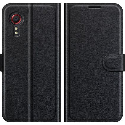Mobigear Classic Housse Samsung Galaxy Xcover 5 Etui Porte-Monnaie - Noir
