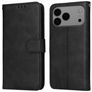 Mobigear Wallet Housse iPhone 17 Pro Max Etui Porte-Monnaie - Noir