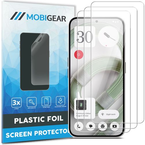 Mobigear Nothing Phone (2a) Plus Protection d'écran Film - Compatible Coque (Lot de 3)