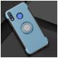 Mobigear Armor Ring Coque Huawei Nova 3 Coque arrière Rigide Anti-Chocs avec Anneau-Support - Bleu