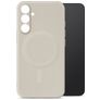 My Style Protective Flex Coque Samsung Galaxy S24 FE MagSafe Coque arrière en TPU Souple - Antique White