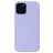 Mobigear Rubber Touch Coque iPhone 13 Coque arrière en Silicone - Light Purple