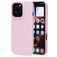 Mobiparts Slim Line Coque iPhone 16 Pro MagSafe Coque arrière Rigide - Blush Pink