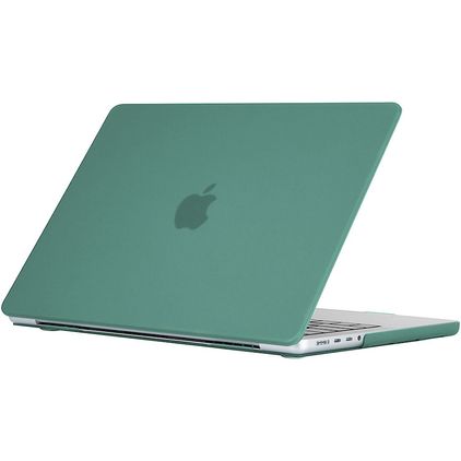 Mobigear Matte MacBook Pro 16 Pouces (2021-2026) Coque - Vert foncé - Model A2485 / A2780 / A2991 / A3186 / A3428 / A3429