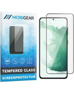Mobigear Premium Samsung Galaxy S22 Verre trempé Protection d'écran - Compatible Coque - Noir
