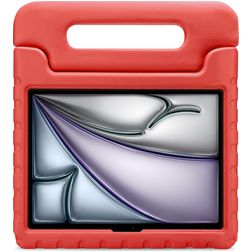 Xccess Kids Guard Coque iPad Pro 12.9 Pouces (2021) Coque de tablette pour enfants avec Poignée Enfants en EVA - Rouge