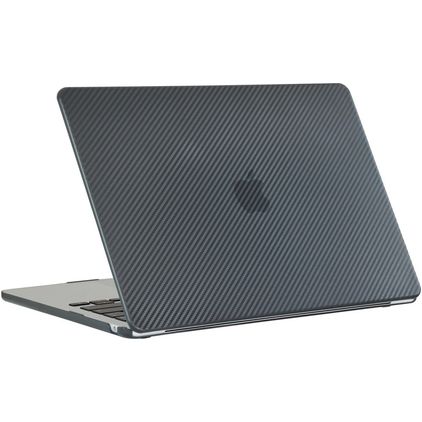 Mobigear Carbon MacBook Pro 13 Pouces (2016-2023) Coque - Noir - Model A1706 / A1708 / A1989 / A2159 / A2289 / A2251 / A2338