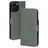 Mobiparts Classic Wallet MagSafe Housse iPhone 16 Pro Max MagSafe Etui Porte-Monnaie - Stone Green