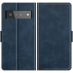 Mobigear Slim Magnet Google Pixel 6 Pro Étui Portefeuille - Bleu foncé