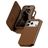 CARE by PanzerGlass Tango Two-in-One iPhone 18 Pro MagSafe Coque Étui 2en1 avec coque amovible Portefeuille - Marron