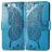 Mobigear Butterfly Housse iPhone 7 Etui Porte-Monnaie - Bleu