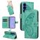 Mobigear Butterfly Housse Samsung Galaxy S26 Plus Etui Porte-Monnaie - Vert