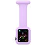 Mobigear Clip Case Bracelet pour infirmière Apple Watch Épingle - 46/45/44 mm - Violet