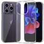 Mobigear Basics Coque Transparente iPhone 15 Pro Max Coque arrière en TPU Souple - Transparent