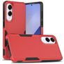 Mobigear Heavy Armor Coque Samsung Galaxy S25 Edge Coque arrière Rigide Anti-Chocs - Rouge