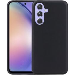 Mobigear Basics Coque Samsung Galaxy A56 Coque arrière en TPU Souple - Noir
