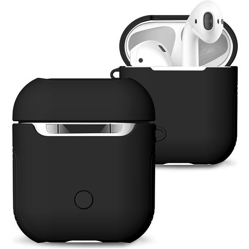 Mobigear Frosted Coque Apple AirPods 2 Coque Rigide - Noir