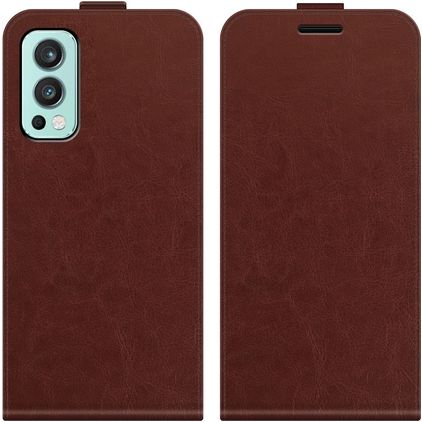 Mobigear OnePlus Nord 2 Étui à rabat - Marron