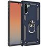 Mobigear Armor Ring Coque Samsung Galaxy Note 10 Coque arrière Rigide Anti-Chocs avec Anneau-Support - Bleu