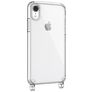 Mobigear Mix & Match Transparent iPhone XR TPU souple Coque avec cordon - Transparent