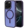 Mobiparts Hardcover Coque iPhone 16 Pro MagSafe Coque arrière Rigide - Satin Purple