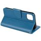 Mobigear Flowers Housse iPhone 11 Etui Porte-Monnaie - Bleu